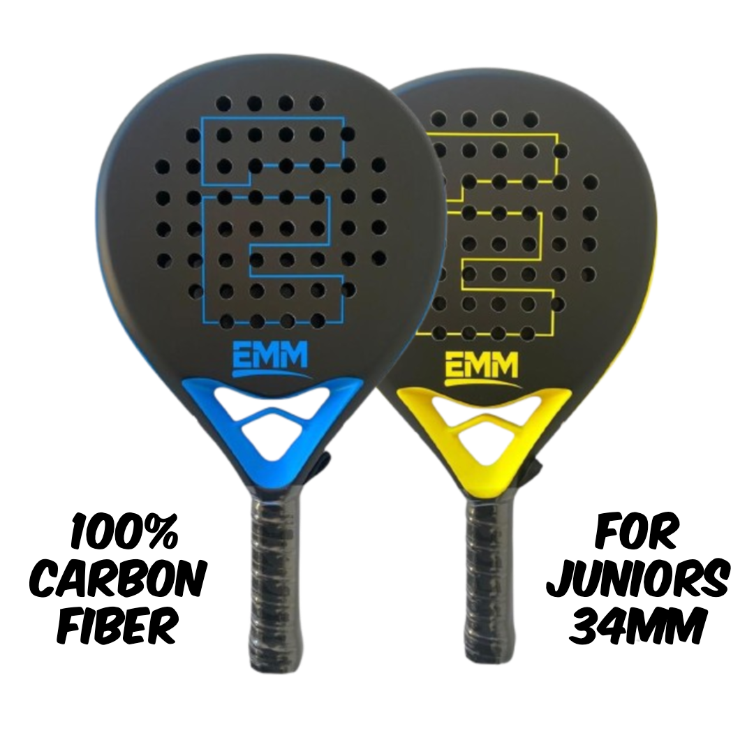 EMM Performance Junior Padel Racket 100% Carbon Fiber