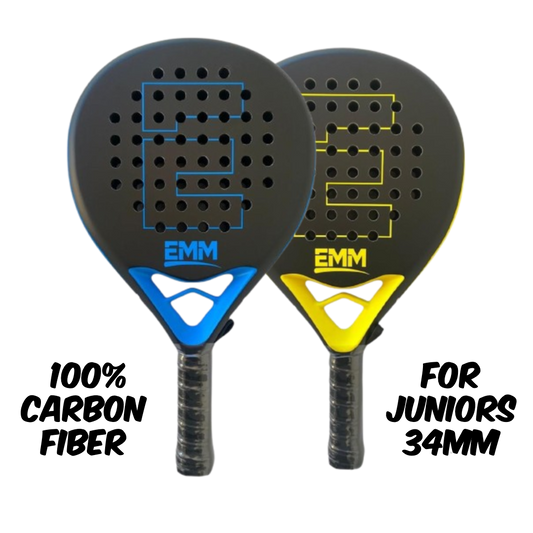 EMM Performance Junior Padel Racket 100% Carbon Fiber